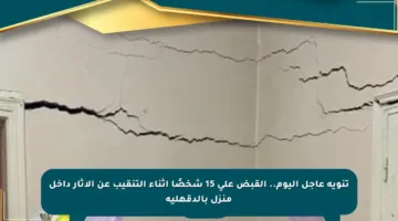 تنويه عاجل اليوم.. القبض على 15 شخصًا أثناء التنقيب عن الآثار داخل منزل بالدقهلية